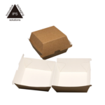 Eco-Friendly Corrugated Clamshell Food Box | Hotdog, Burger & Dinner Container - Image 3