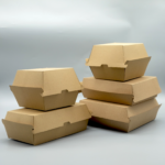 Personal Pizza Recyclable Rigid Corrugated Box with Transparent PET Anti-Fog Window Matt Lamination & UV Coating 6.5inch – Image 2