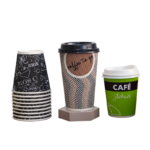 300ml Ripple Wall Coffee to Go Paper Cups - Image 3