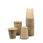 Hot Sell Customize High Quality Coffee Paper Cups Supplier for Sale Craft Paper Tea Cup Set Disposable Take Away Tea Cup Accept