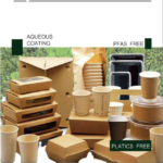 Disposal Corrugated Paper Food Container Accept Eco Friendly Fast Food Paper Kraft Paper Private Printing Cake Packaging CN;FUJ