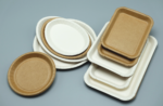 Sturdy Disposal  Water Based Coating  Triple Layer Corrugated  Paper Plates Oil Resistance - Image 5