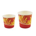 Newly Style Take Out Disposable Hot Chips Paper Cup