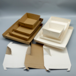 Takeaway Disposal Paper Food Trays - Imagen 3