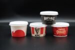 2oz 3.5oz 5oz Compostable Paper Sauce Cups with Lids - Leak-Proof & Eco-Friendly Portion Cups - Image 3