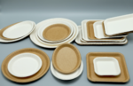Sturdy Disposal  Water Based Coating  Triple Layer Corrugated  Paper Plates Oil Resistance - Image 4