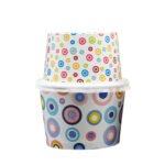Ice Cream Cup Double Wall Paper with Lids Customized Good Quality Disposable Paper Containers for Cake Cake Bowl Drink Cup - Image 5