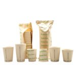 Tree-Free Plastic-Free Bamboo Paper Cup for Hot Drinks with Lids | Champion FMCG